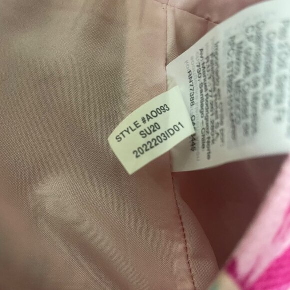 J. Crew Factory Basketweave Tropical Floral Pencil Skirt Sz 14 Cotton Summer - Picture 6 of 7